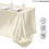 High-End Hotel Banquet Wedding Scene Tablecloth Solid Color Rectangular Glossy Satin Table Cloth Color Ding Tablecloth 2