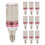 10Pcs E14 LED Corn Bulb 12W Corn Bulb Replace Halogen Lamps Small Screw-in   Efficient Bulb Warm Light 1