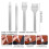 14Pcs Leather Working Tools with 4mm 1/2/4/6 ProngLeather Punch and Large Eye Stitching Needle for Beginners Hand Tools 2