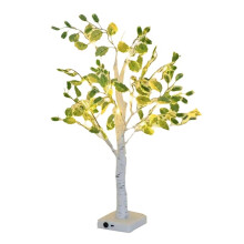 1 St. 24LED Simulatie Boomlicht Vakantie Vorm Boomlicht Verschillende Activiteiten Scène Decoratie Lichtgevende Boom Wit