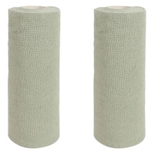 Reusable Cleaning Wipe Household Kitchen Cloth,Microfiber Towel Rolls Dish Rags Wash Paper Towel Replacement,Green