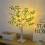1pc 24LED Simulation Tree Light Holiday Shaped Tree Light Various Activity Scene Decoration Luminous Tree White 5