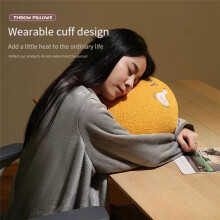 Purpose 2 in 1 Pillow Quilt Cute Nap Blanket for Office and Travel, Easy-to-Wear, Stylish and Functional C