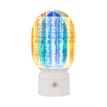 Lights Projector, Cordless Night Light with Rotating Button to Adjust Brightness Suitable for Bedroom/Desktop Decoration