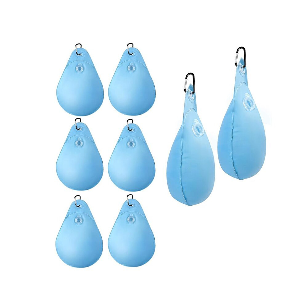Tauoh 8 Pcs Pool Cover Weights With Hooks, Leakproof Swimming Pool Cover Hanging Bag For Above Ground Pool Cover
