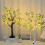 1pc 24LED Simulation Tree Light Holiday Shaped Tree Light Various Activity Scene Decoration Luminous Tree White 2