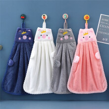 Hand Towel for Kitchen Bathroom Coral Velvet Microfiber Quick Dry Absorbent Cleaning Cloths Home Bath Terry Towels-