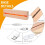 LED Wooden Socket, LED Light Base, USB Wooden Base, LED Lights Socket, Rectangular Illuminated for Acrylic Glass 4pcs 2