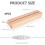 LED Wooden Socket, LED Light Base, USB Wooden Base, LED Lights Socket, Rectangular Illuminated for Acrylic Glass 4pcs 7
