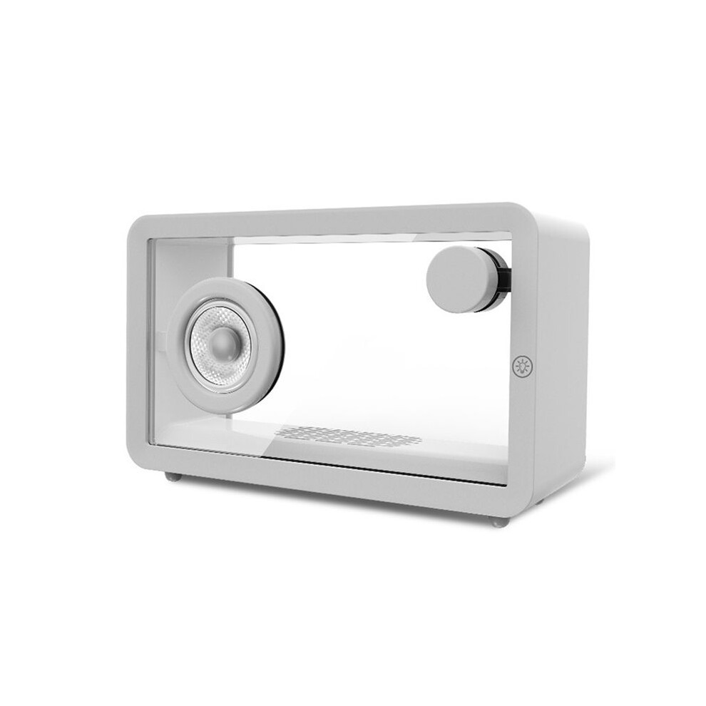 Exogio Light/White Portable Colorful Rgb Simple Desktop Small Speaker Led Atmosphere Transparent Speaker