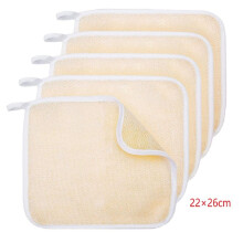 5 Pieces Bath Exfoliating Face and Body Wash Cloths Towel Weave Bath Cloth Exfoliating Scrub Cloth Massage Bath Cloth