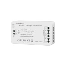 Controlador de Fita LED Matter Wifi RGBCW Controlador de Fita LED Bixb/Siri/para  Home/para Suporte de Controle Alexa