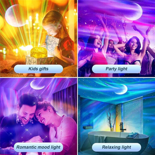 Northern Light Projector,Ocean Wave Projector Lamp with Remote Control, Projector Light,for Decor/Home/Gift 1