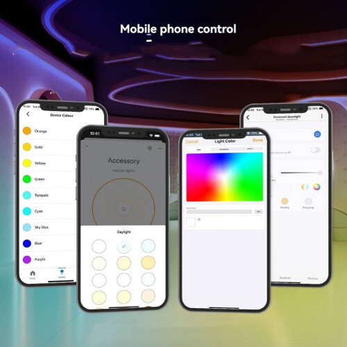 Matter Wifi LED Strip Light Controller RGBCW Controller LED Strip Bixb/Siri/for  Home/for Alexa Control Support