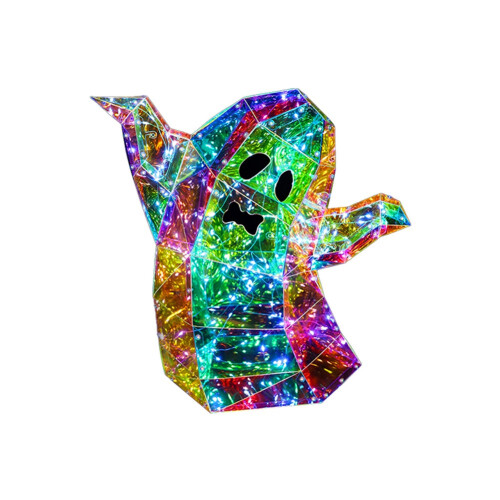 Prismatic Iridescent Spooky  Statue,LED  Statue,Halloween Decoration  Statue