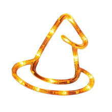 Halloween Decorative Window Lamp, Witch Hat LED Sucker Lamp Suitable for Decoration in Various Places