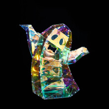 Prismatic Iridescent Spooky Statue,LED Statue,Halloween Decoration Statue