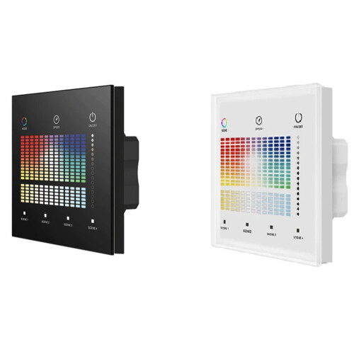 DALI Wall Mounted  Panel Remote RCB&CCT Dimmer Panel LED  Dimming Control for  Home Black