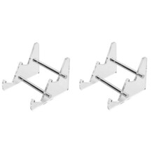 Mekaniskt Speltangentbordsställ Transparent Stand Display Stand DIY Kit Transparent 2 Layers