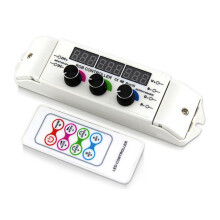 DC12V-DC24V BC-350RF 6Ax3CH Saída RGB RGBW Led 5050 3528 Controlador de Tira RF Botão Remoto Dimmer
