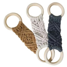 3 Serviettes de Cuisine Ă Suspendre avec Anneau en Crochet et Support Ă Boucle de Suspension 25,4 X 6,5 cm