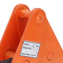 2T Alloy Steel Vertical Beam Clamp 4400LBS