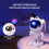 Night Light Star Astronaut -Projektor med -Högtalare, Timer, Fjärrkontroll - Perfekt för Sovrum och Presenter 5