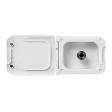 RV Accessories Water Filler Dust-Proof Cover Water Inlet for Cararvan Motorhome White