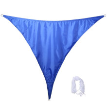 Vela Ombreggiante Impermeabile per Giardino In Cortile, Tenda da Sole A Triangolo Ad Angolo Retto, Tettoia per Piscina Anti-UV, Blu Scuro,A