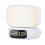 Atmosphere Night Light Speaker LED Alarm Clock Function for Room and Bedroom Atmosphere Night Light MusicSound White 1