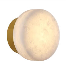 Naturmarmor Runde Wandleuchte Nordic Modern LED Raumleuchte Wohnzimmer Schlafzimmer Durchgang Korridor B