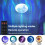 Starry Projection Lamp Rechargeable Night Light Overhead Romantic Bedside Atmosphere Bedroom Gift 2