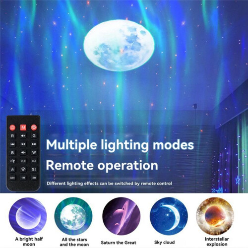 Starry Projection Lamp Rechargeable Night Light Overhead Romantic Bedside Atmosphere Bedroom Gift 1