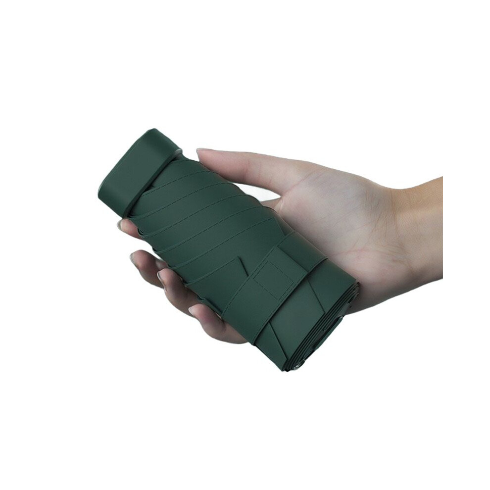 Folding Umbrella Women Anti-Uv Sunshade Umbrella Travel Sun Umbrella For Purse With Case C 6031337232639