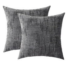 2PCS Decorative Throw Pillow Covers 18x18 Inch , Soft Covers for Couch Sofa Bed Living Room Home Decor Pillowcase