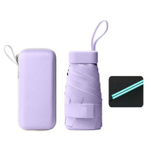 Umbrella Women Anti-UV Sunshade Umbrella 12-Ribs Travel Sun Umbrella for Purse