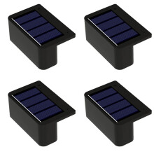 4 Pcs Solar Wall Lamp Outdoor Waterproof Solar Powered Porch Lights for Garden Yard Balcony Decor