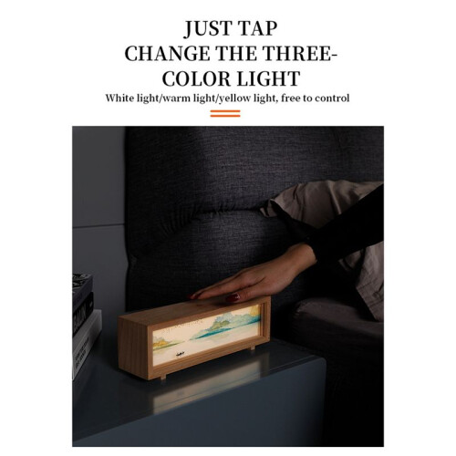 USB Lighting Painting Bedside Night Light LED Decorative Desktop Ornament A