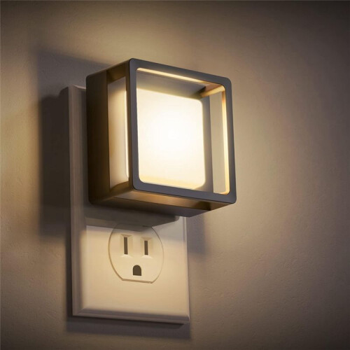 LED Night Light, Night Lights Plug Into Wall [2 Pack] with Dusk-to-Dawn Sensor, Dimmable Nightlights EU Plug 2