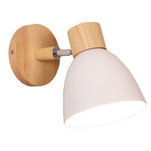 Nordic Modern LED Wall Lamp Minimalist Iron Decorative Lights for Bedroom Aisle Restaurant Indoors Illumination White