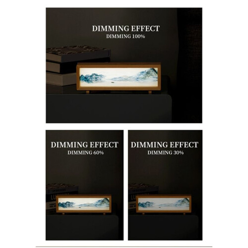 USB Lighting Painting Bedside Night Light LED Decorative Desktop Ornament A 2