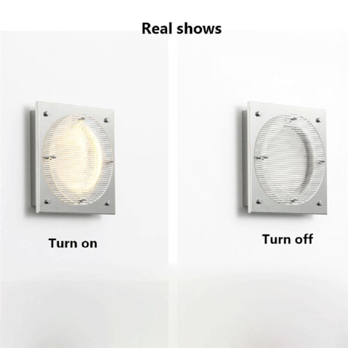 High-End Luxury Square Medieval Wall Lamp Multi-Function Atmosphere Wall Lamp LED Retro Wall Lamp Bedroom Lamp