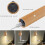 Motion Sensor NightLight Wireless Magnetic USB Rechargeable LED WallLights for Corridor Bedroom Bathroom Kitchen,A 5