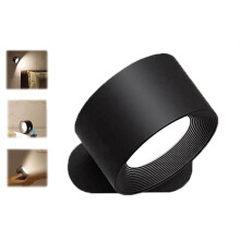 Lights of Sweden Wall Lamps, Led Light of Sweden Wall Lights,3Color Temperatures & Dimmable for Display, Artwork (Black)