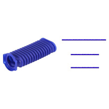 2 Set Vacuum Cleaner Parts: 1 Pcs Drum Suction Hose Fittings & 1 Set Soft Plush Strips