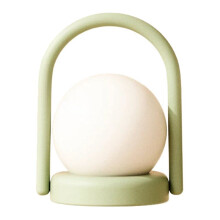 Night Light for Kids Camping Desk Lamp Rechargeable Portable Bedside Touch Lamp Silicone Dimmable Nightlight Green