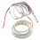 2 Pcs 1M 60-3528 SMD Waterproof LED Light Strip DC12V (White & ) 1