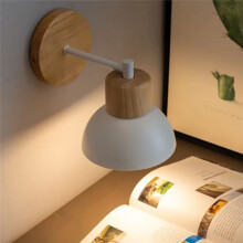 Nordic Wood Wall Lamp Lighting Fixture for Living Room Bedroom Study Kid Room Hallway Bedside Home Decor Lighting A