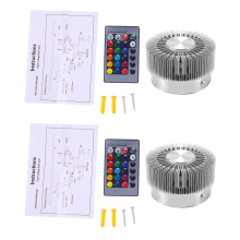 2X 3W Applique Murale Coloree RGB Tournesol Eclairage LED Moderne pour La Decoration Interieure Couloir Rayon Restaurant