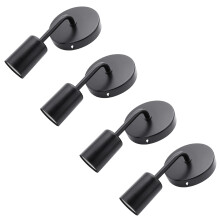 4X Black Loft Antique Iron Simple Wall lamp American Country Restaurant Bar Corridor Aisle Wall Sucker Wall lamp